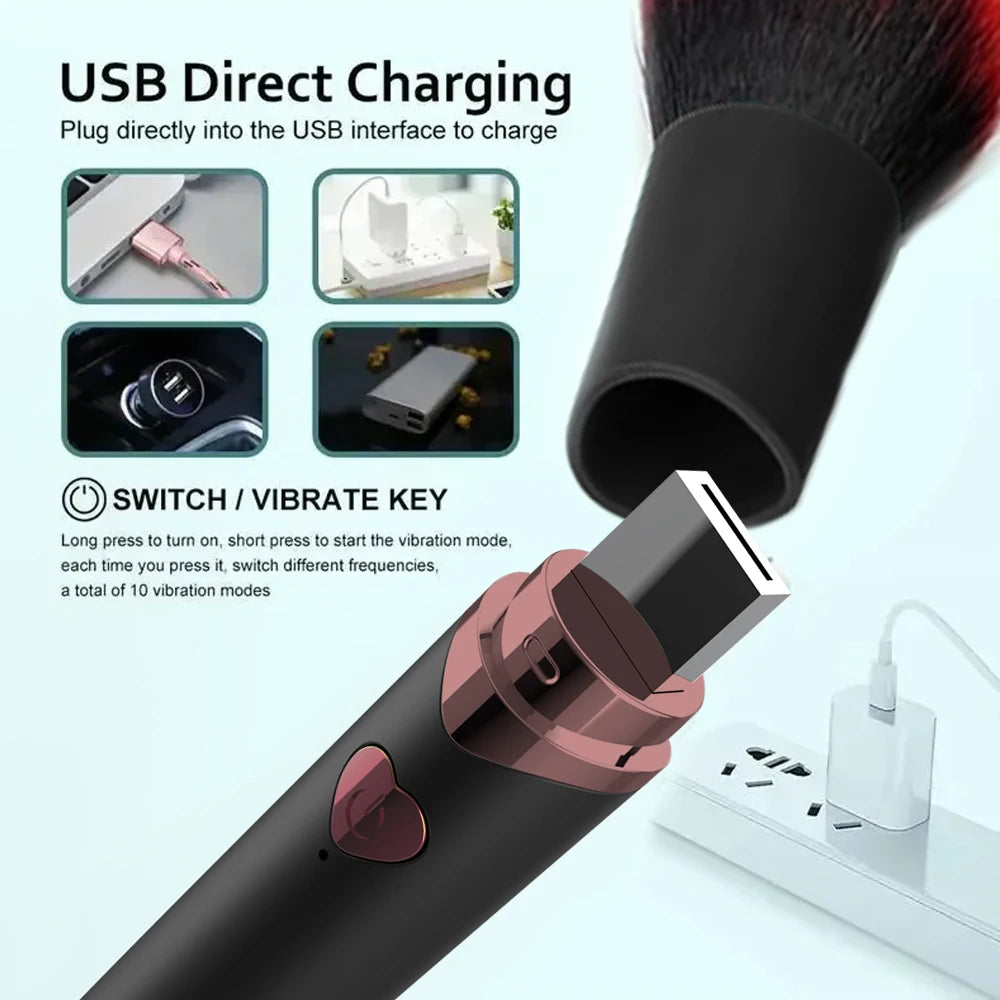 Vibrating Makeup Brush