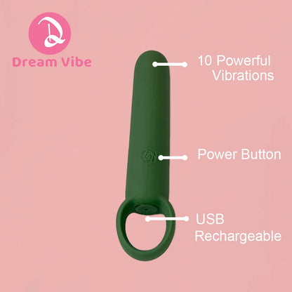 Dream Vibe Sage Green Bullet Vibrator